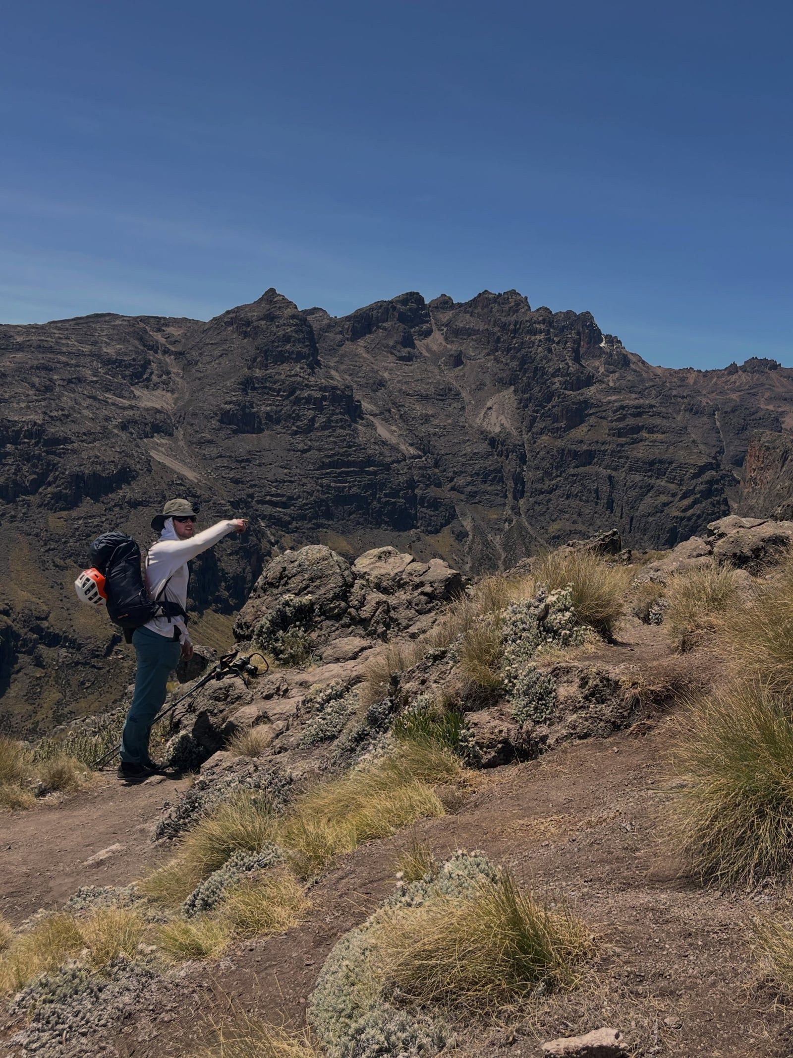 Mount Kenya tour visitor photo