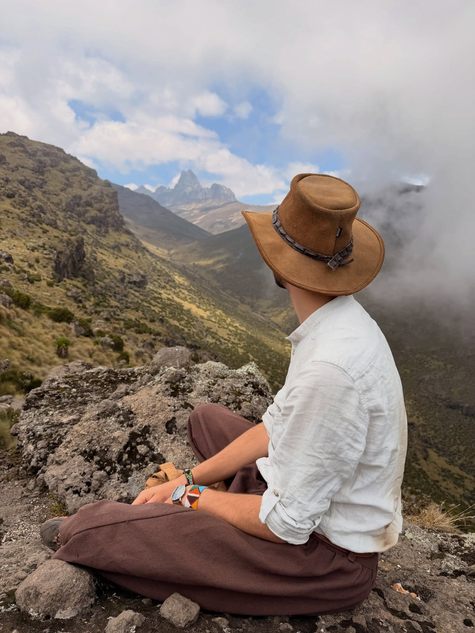 Mount Kenya tour visitor photo